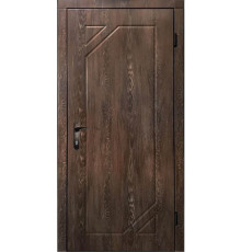 Вхідні двері MSM Вулкан з МДФ та металу 2050х860мм праві Дуб портовий